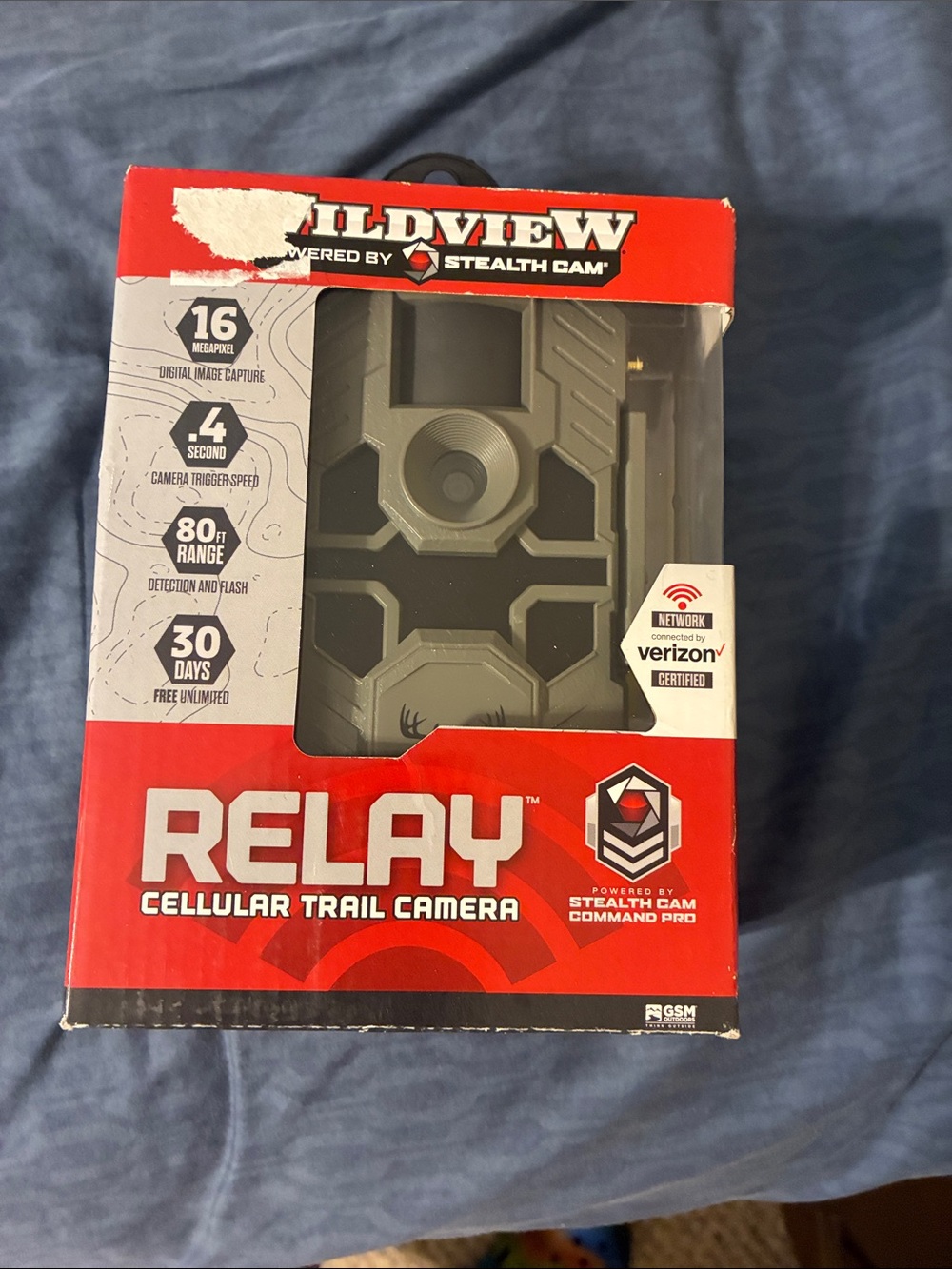 Wildview Relay Cellular Trail Camera - Stealth Cam Command Pro - NEW IN BOX!